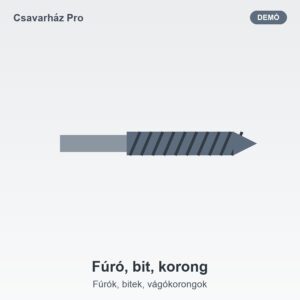 Fúró, bit, korong