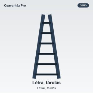 Létra, tárolás